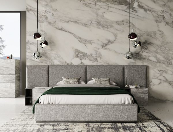 Nova Domus Maranello - Modern Grey Bed Set - Image 5