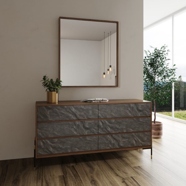 Nova Domus Metcalf - Mid-Century Walnut Mirror - Image 2