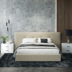 Modrest Adan - Modern White Nightstand