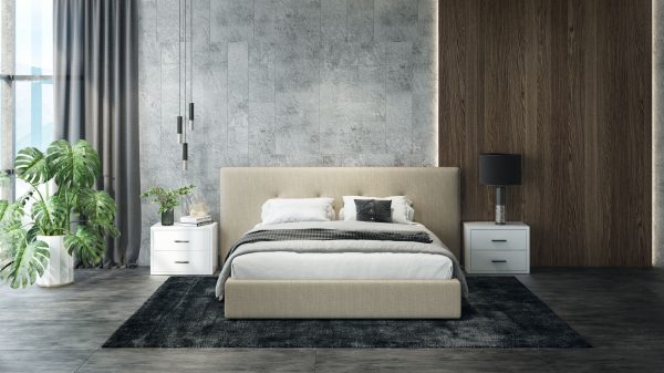 Modrest Adan - Modern White Nightstand