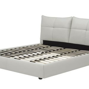 Modrest Patrick - California King Modern White Leather Bed
