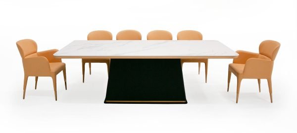 Modrest Peak XL - Modern Black Oak Dining Table - Image 2