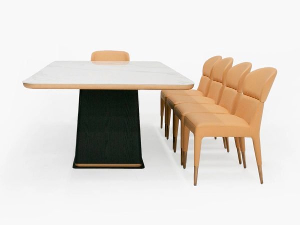 Modrest Peak XL - Modern Black Oak Dining Table - Image 4