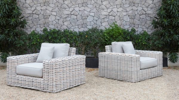 Renava Portugal - Outdoor Grey Wicker Sofa Set - Image 5