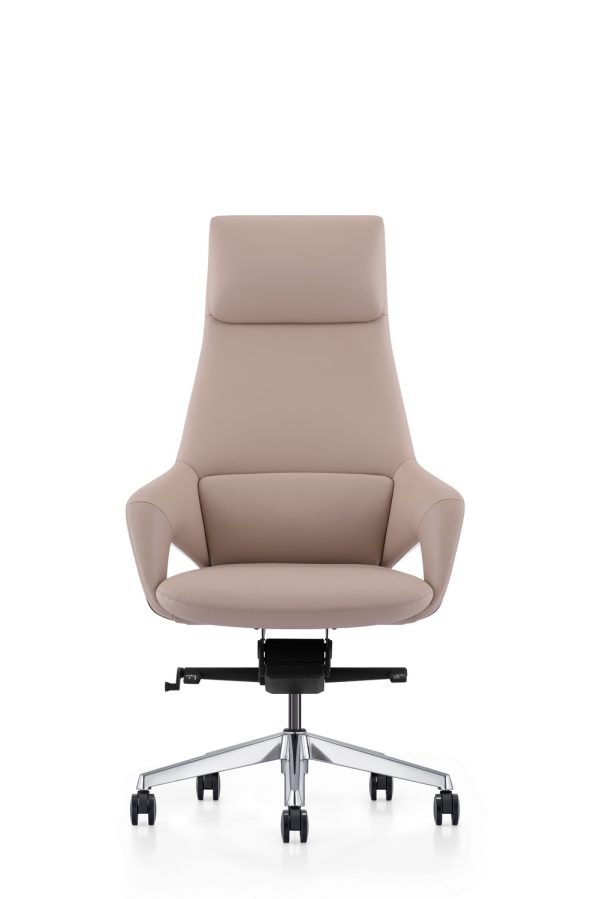 Modrest - Prost Modern Beige High Back Executive Office Chair - Image 2