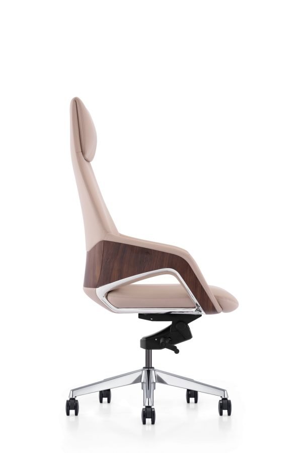 Modrest - Prost Modern Beige High Back Executive Office Chair - Image 3