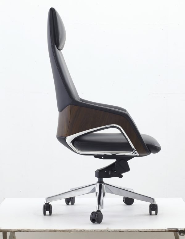 Modrest - Prost Modern Black High Back Executive Office Chair - Image 3