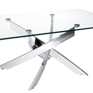 Modrest Pyrite Modern Glass Coffee Table