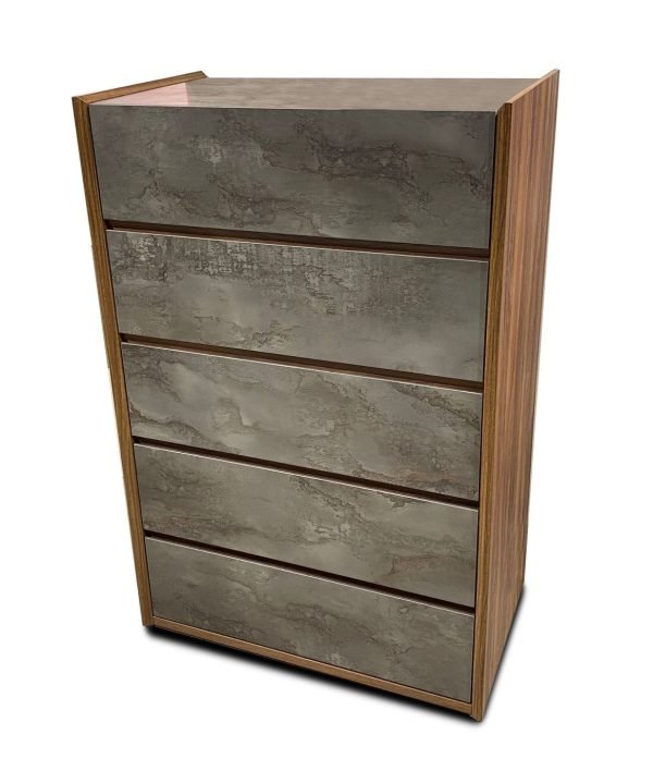 Nova Domus Rado Modern Walnut & Stucco Chest