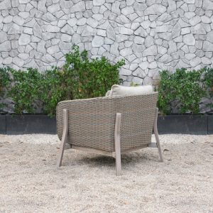 Renava Carillo Outdoor Beige Wicker Sofa Set
