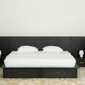 Modrest Manchester- Contemporary Dark Grey Bedroom Set