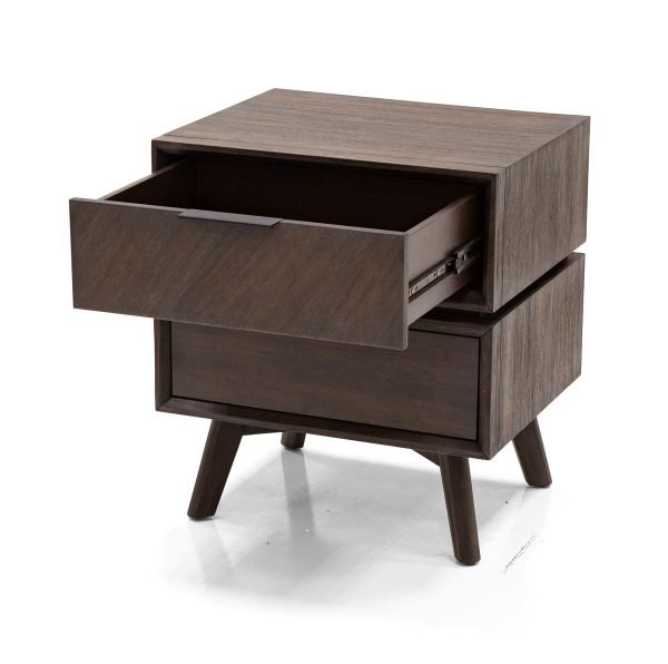 Modrest Roger - Mid Century Acacia  Nightstand - Image 4