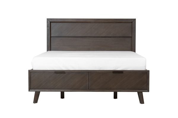Modrest Roger - Mid-century Acacia Bed - Image 2