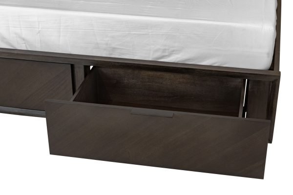 Modrest Roger - Mid-century Acacia Bed - Image 5