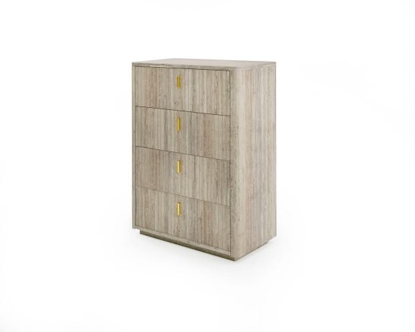 Nova Domus Roma - Modern Travertine + Gold Chest - Image 2