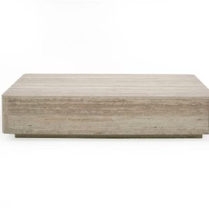 Nova Domus Roma - Modern Travertine Rectangular Coffee Table