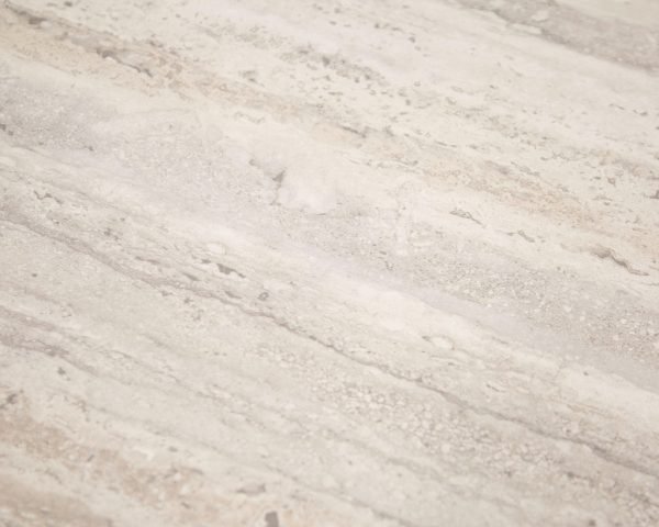 Nova Domus Roma - Modern Travertine Round End Table - Image 2