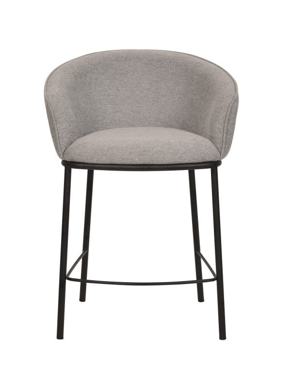 Modrest Rumi - Modern Grey Counter Stool - Image 2