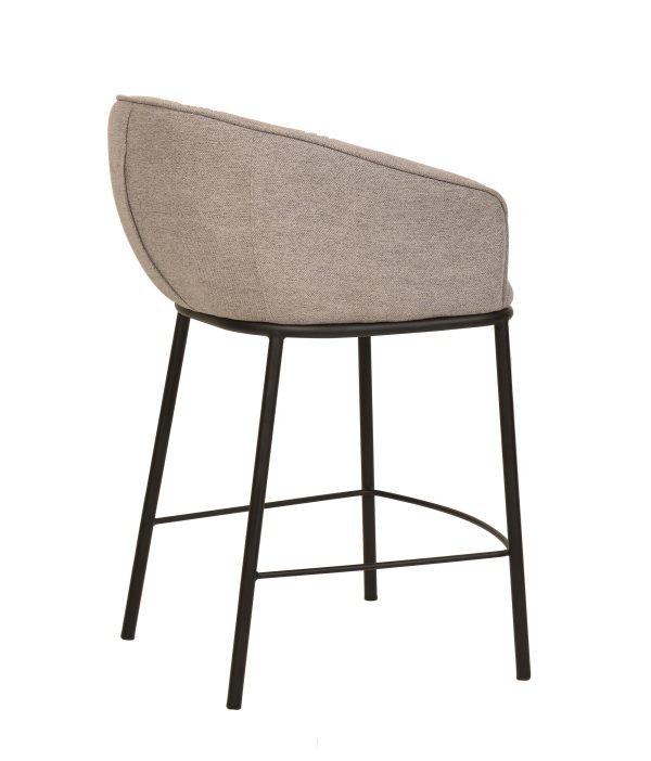 Modrest Rumi - Modern Grey Counter Stool - Image 5