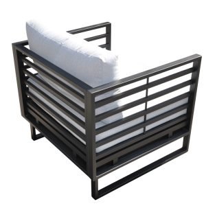 Renava Wharf Outdoor Grey & Black Sofa Set