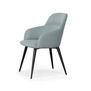 Modrest Scranton - Modern Teal & Black Dining Chair