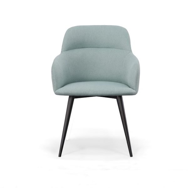 Modrest Scranton - Modern Teal & Black Dining Chair - Image 2