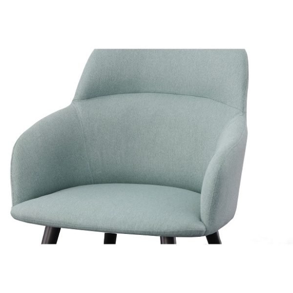 Modrest Scranton - Modern Teal & Black Dining Chair - Image 5