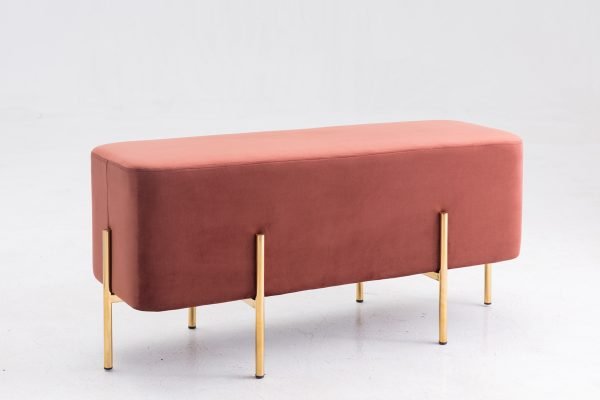 Modrest Ranger Modern Copper Fabric Bench