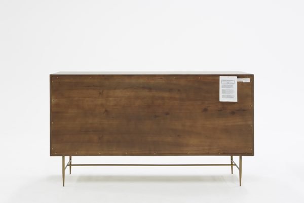Modrest Selena Modern Acacia & Brass Dresser - Image 2