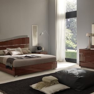 Queen SMA Sogno Modern Italian Eastern King Bed