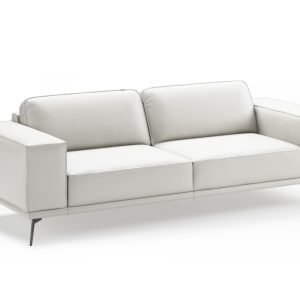 Coronelli Collezioni Soho - Contemporary Italian White Leather Sofa