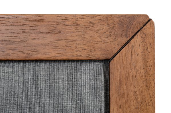 Nova Domus Soria Mid-Century Grey & Walnut Bed - Image 5
