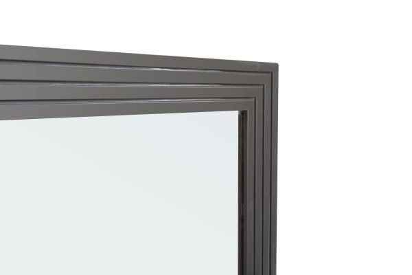 Modrest Splendor - Grey High Gloss Slatted MIrror - Image 4