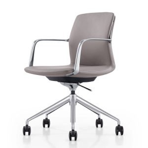 Modrest Sundar - Modern Grey Mid Back Conference Office Chair
