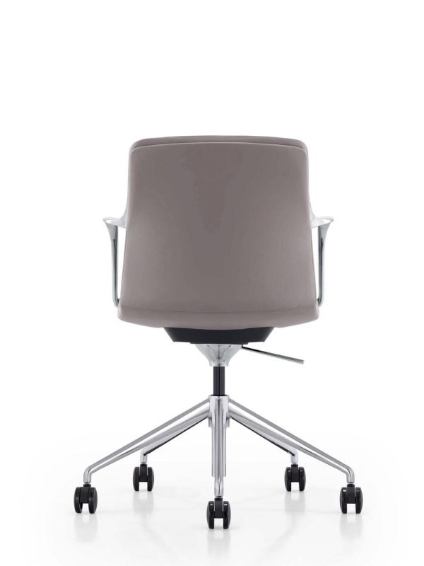 Modrest Sundar - Modern Grey Mid Back Conference Office Chair - Image 5