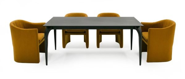 Modrest Suri - Modern Black Ceramic Extendable 71"/94.5"  Dining Table - Image 3
