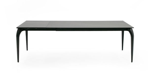 Modrest Suri - Modern Black Ceramic Extendable 71"/94.5"  Dining Table - Image 5