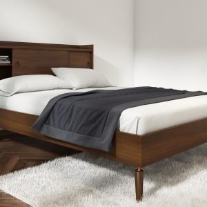Modrest Sutton - Eastern King Mid-Century Elisa Acacia Wood Bed