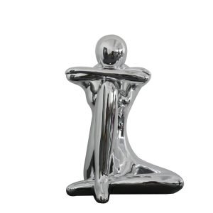 Modrest Resting Modern Silver Sculpture