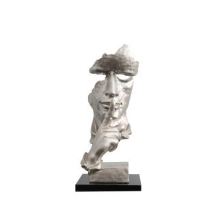 Modrest Whisper Modern Silver Sculpture