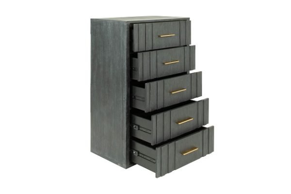 Modrest Manchester- Contemporary Dark Grey Chest - Image 3