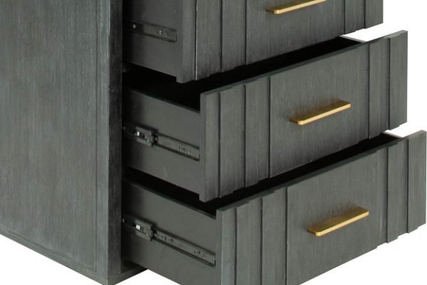 Modrest Manchester- Contemporary Dark Grey Chest - Image 4