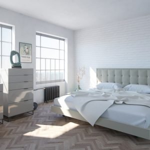Modrest Hera Modern Grey Bedroom Set