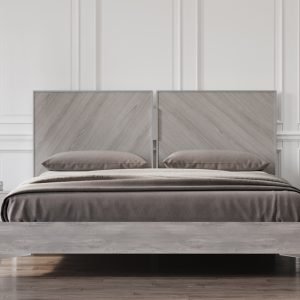 Nova Domus Alexa Italian Modern Grey Bedroom Set