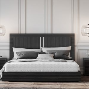 Modrest Ari Italian Modern Grey Nightstand
