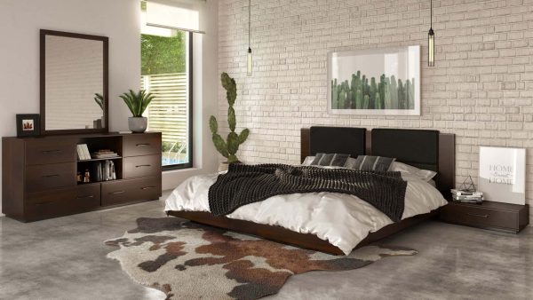 Nova Domus Fantasia - Contemporary Dark Walnut Mirror - Image 5
