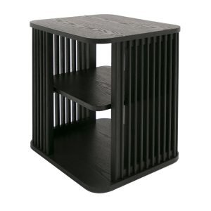 Modrest Thayne - Modern Mid Century Black Ash End Table