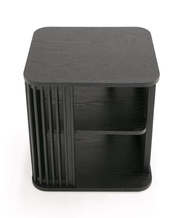 Modrest Thayne - Modern Mid Century Black Ash End Table - Image 3