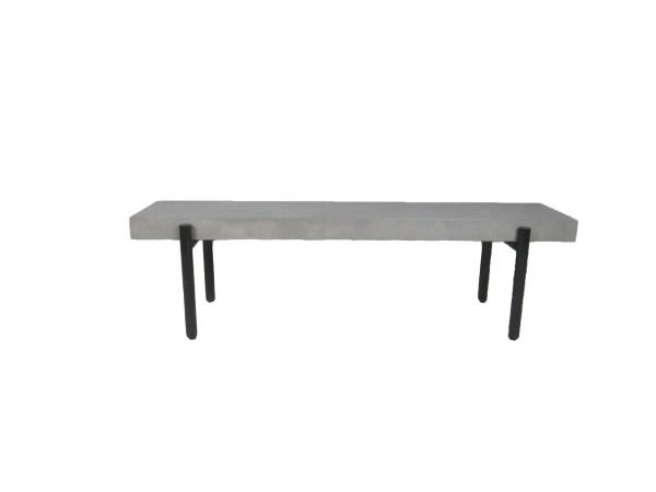 Modrest Timlin - Modern Concrete & Metal Bench - Image 3