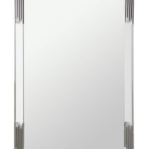 Modrest Token - Modern White & Stainless Steel Mirror